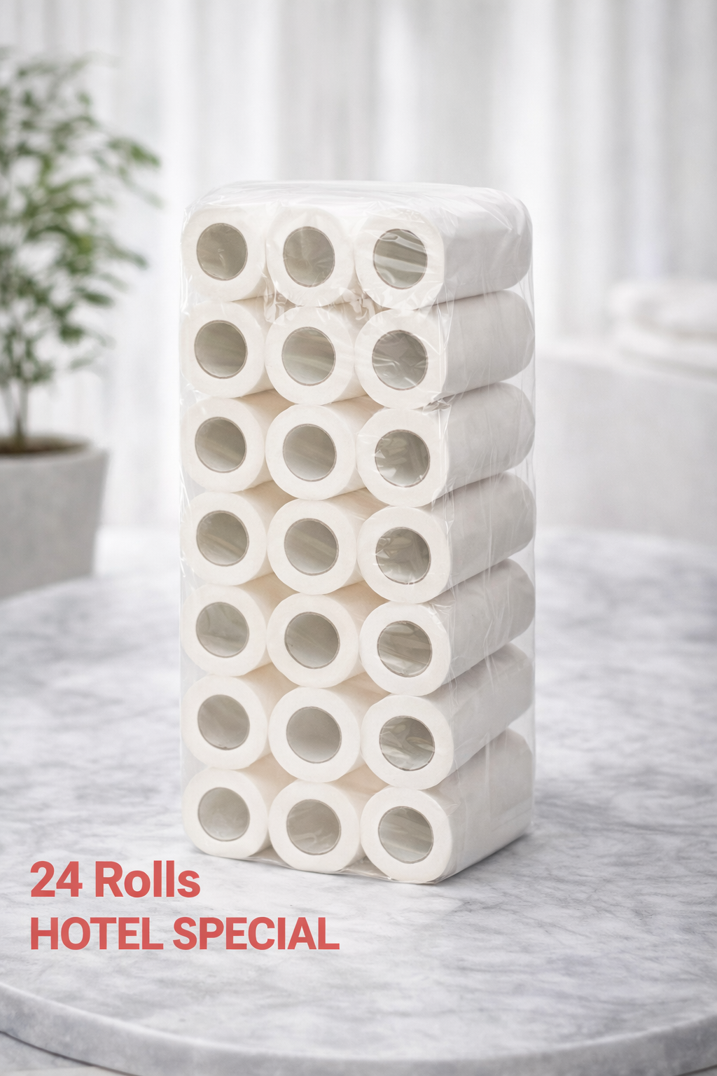 Toilet paper and roll paper