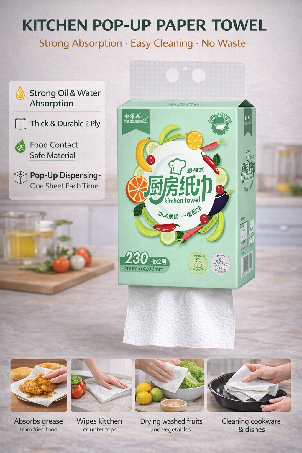 Kitchen paper towels