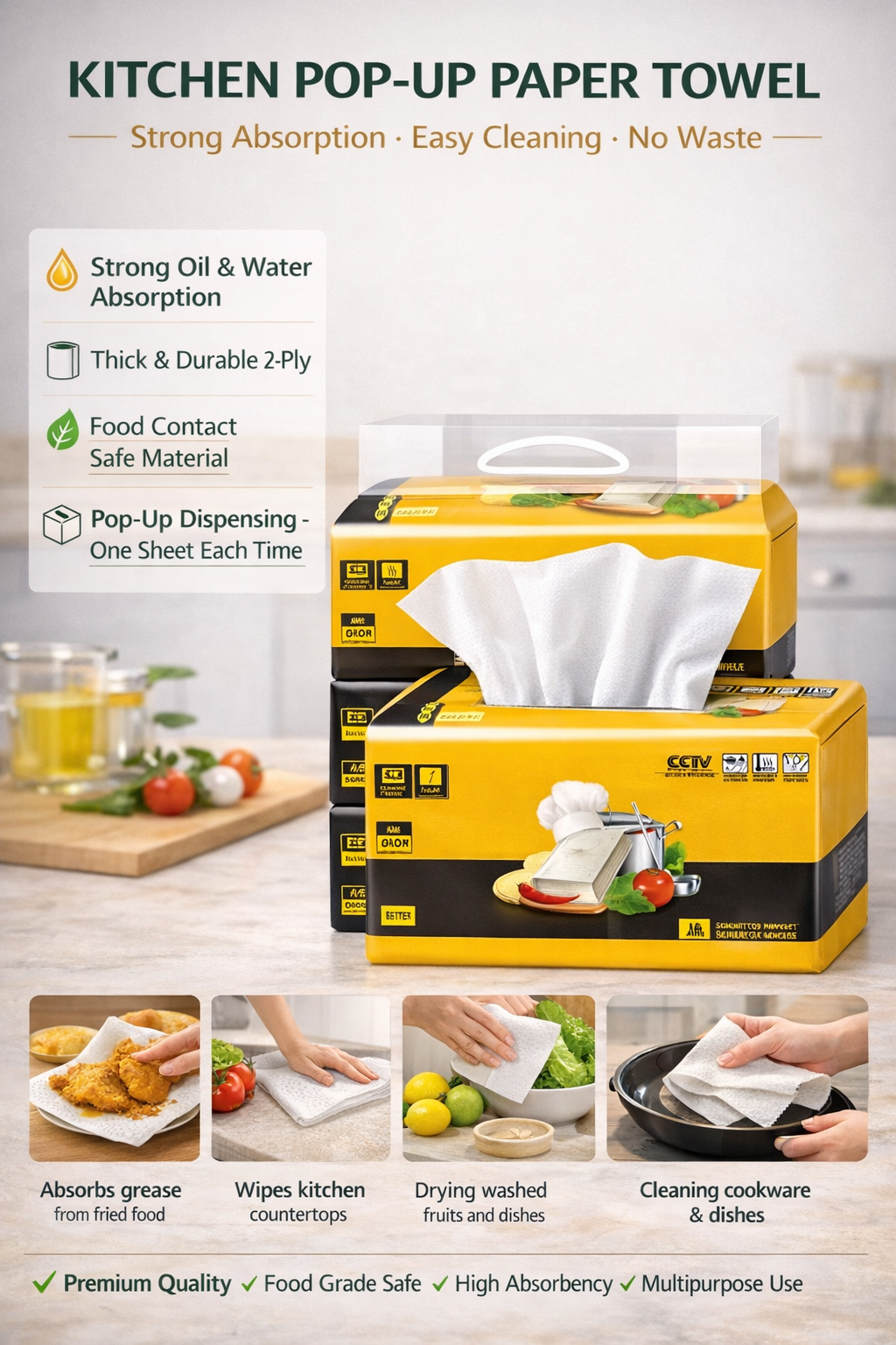 Kitchen paper towels